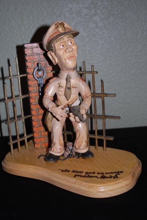 Barney Fife Caricature Carving